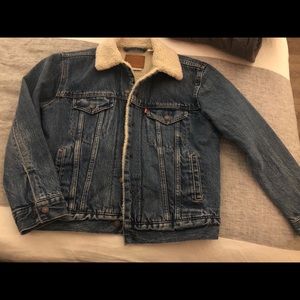Levi’s Shearling lined denim jacket